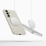 Tech Protect Silikone Magsafe Galaxy S26 Cosmic Latte