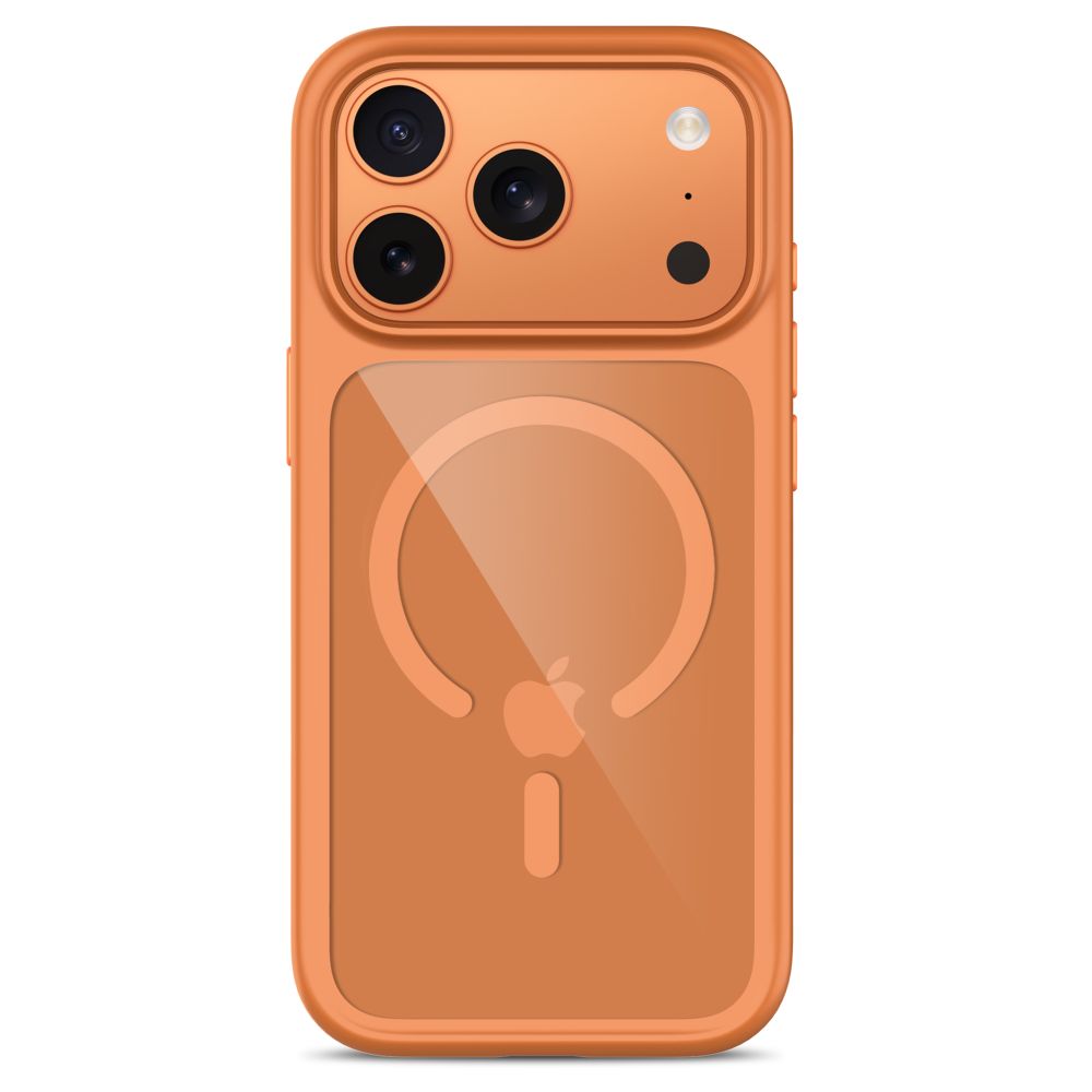 Tech Protect Magone Magsafe Cc + Glas 2 Pak Iphone 17 Pro / 18 Pro Cosmic Orange/Klar