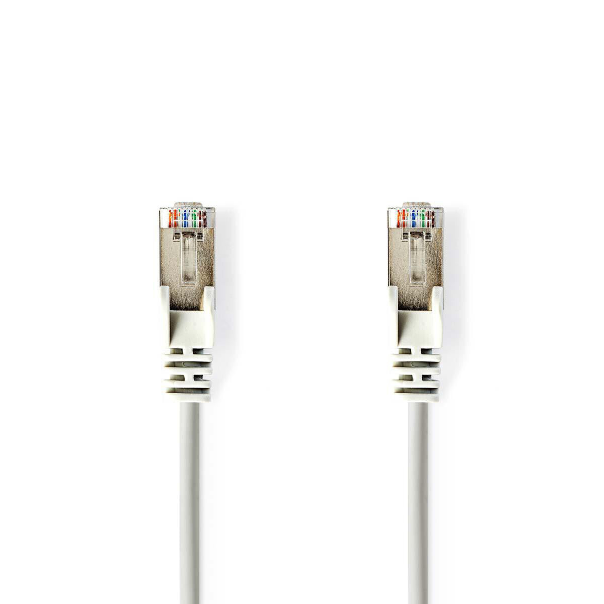 Nedis CCGT85110GY100 netværkskabel Grå 10 m Cat5e F/UTP (FTP)
