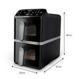 Philips NA461/00 stacked dual basket airfryer