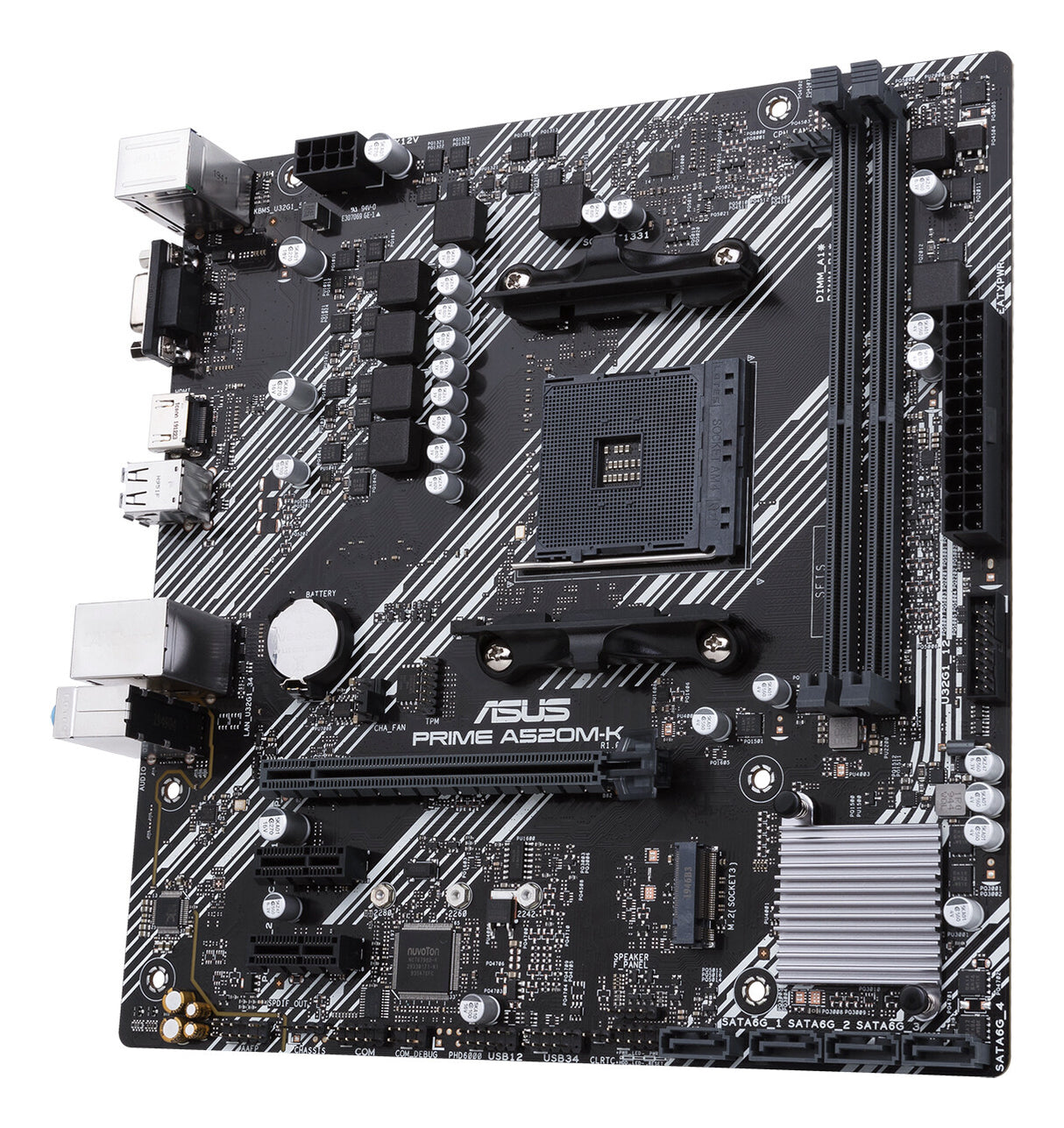 ASUS PRIME A520M-K AMD A520 Stik AM4 micro ATX