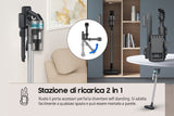 Samsung Jet 75E Pet VS20B75AGR1 Støvsuger Pind/håndholdt 200W 0.8liter Black ChroMetal/teal mint