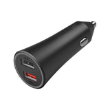 Xiaomi Mi 37W Dual-Port Car Charger Universel Sort Cigartænder Automatisk