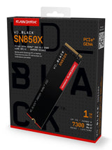 WD_BLACK SN850X NVMe SSD Solid state-drev WDS100T2X0E 1TB M.2 PCI Express 4.0 x4 (NVMe)