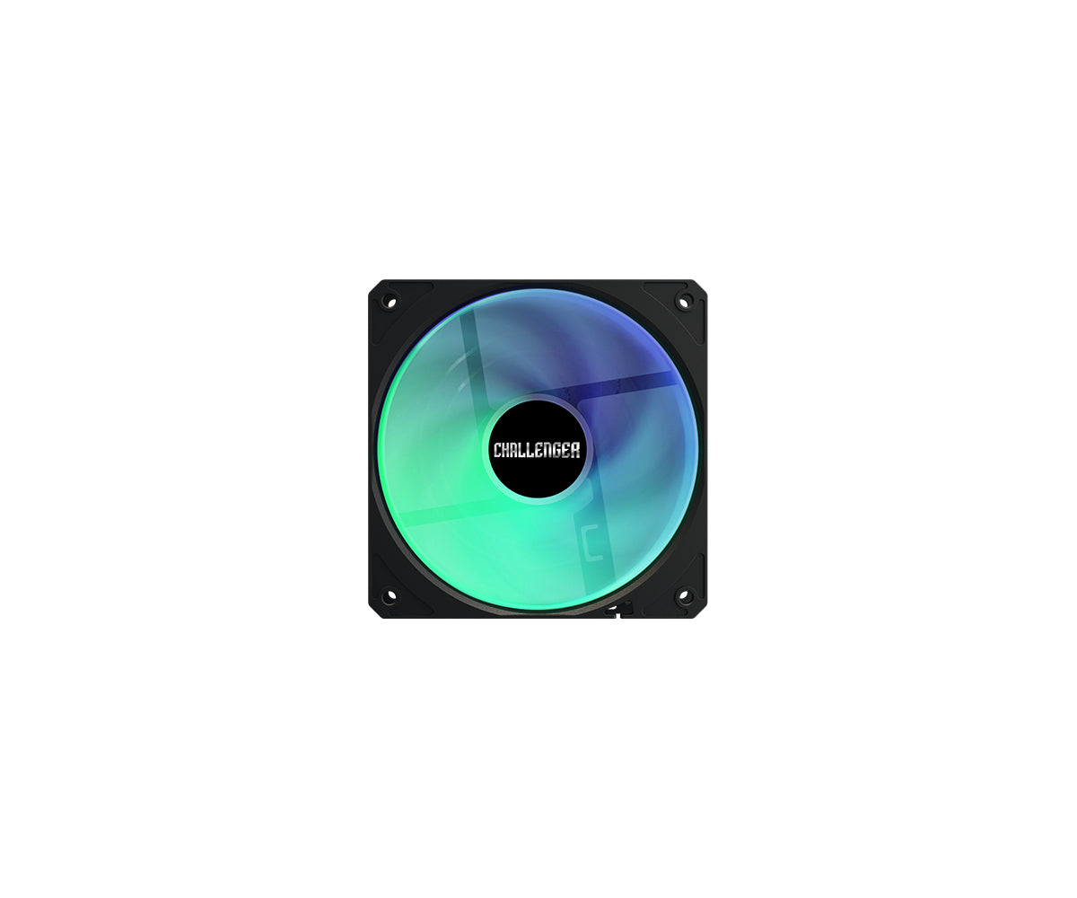Asrock Challenger 360 Digital ARGB kølesystem 1-pack Sort 120 mm