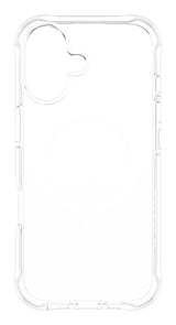 PanzerGlass CARE by ® Fashionable Case Samba Transparent m. Hvid MagSafe iPhone 17