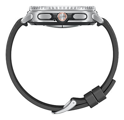 Samsung Galaxy Watch 8 Classic 3,3 cm (1.3") AMOLED 46 mm Digital 438 x 438 pixel Berøringsskærm 4G Sølv Wi-Fi GPS (satellit)