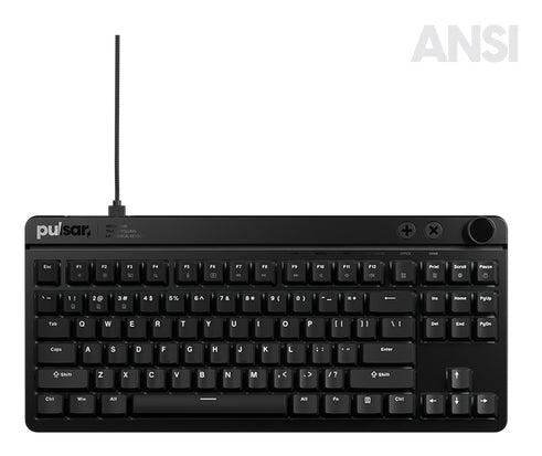 PULSAR XBOARD MS tastatur Spil USB QWERTY Sort
