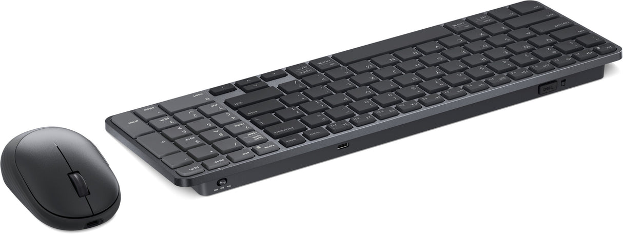 DELL Pro 7 KM746 tastatur Mus inkluderet Universel RF trådløs + Bluetooth QWERTY US International Grafit