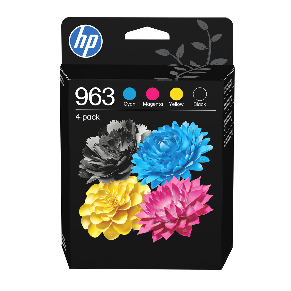 HP 963 Sort Gul Cyan Magenta Blæk 6ZC70AE