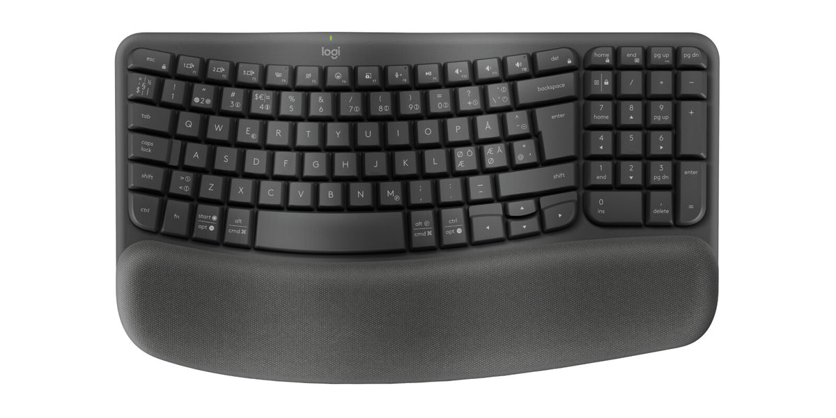 Logitech 920-012332 tastatur Kontor RF trådløs + Bluetooth QWERTY Nordisk Grafit