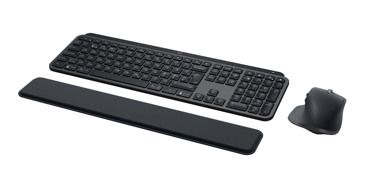 Logitech MX Keys S Combo tastatur Mus inkluderet Kontor Bluetooth Nordisk Grafit