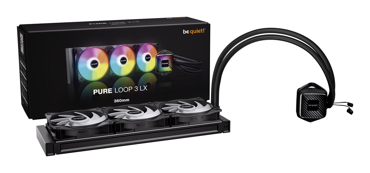 be quiet! PURE LOOP 3 LX Processor Alt-i-en væskekøler 12 cm Sort 1 stk
