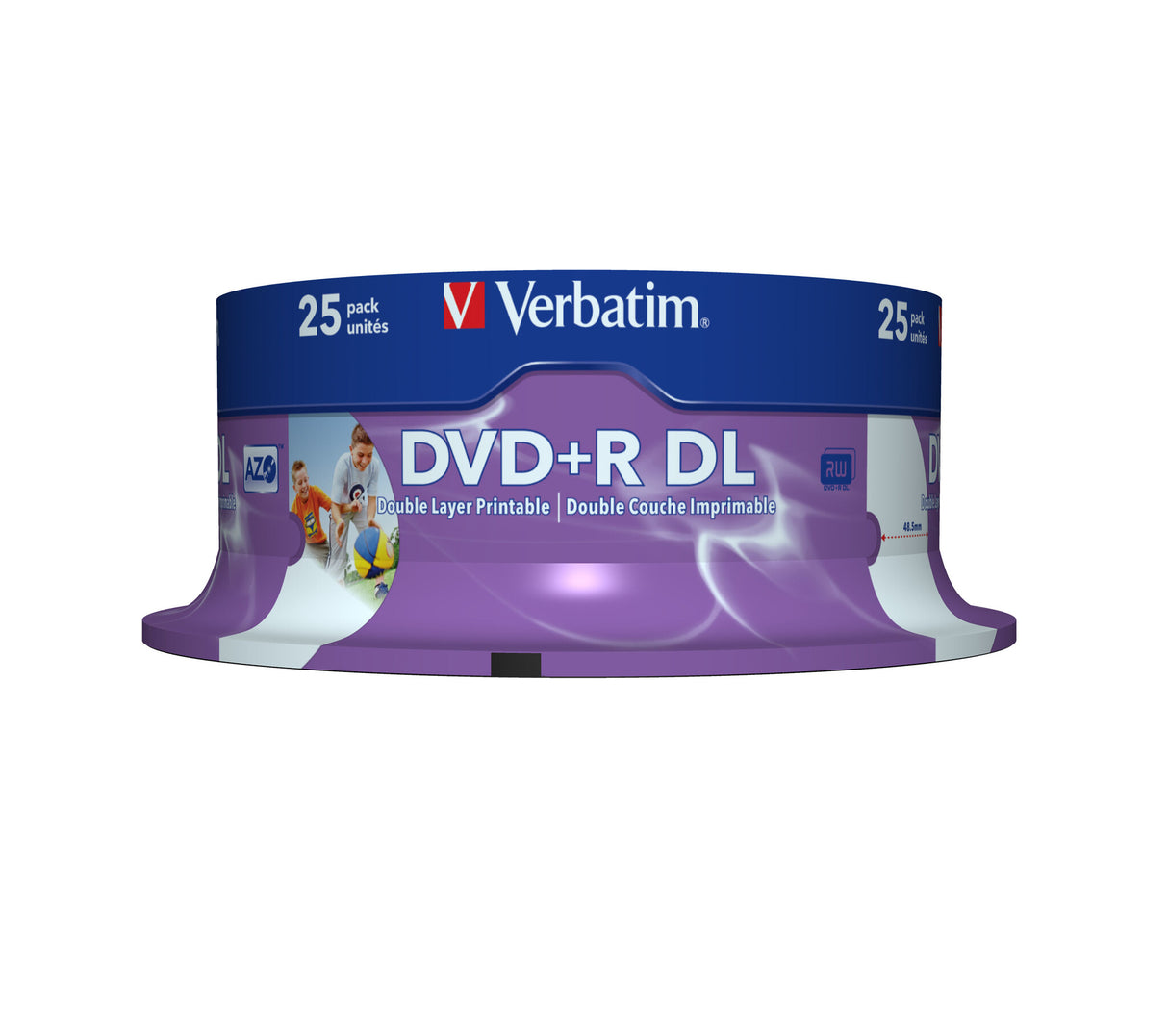 Verbatim 43667 tom DVD 8,5 GB DVD+R DL 25 stk