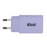 Club 3D CAC-3025 30Watt Strømforsyningsadapter Lilla 2 stk.