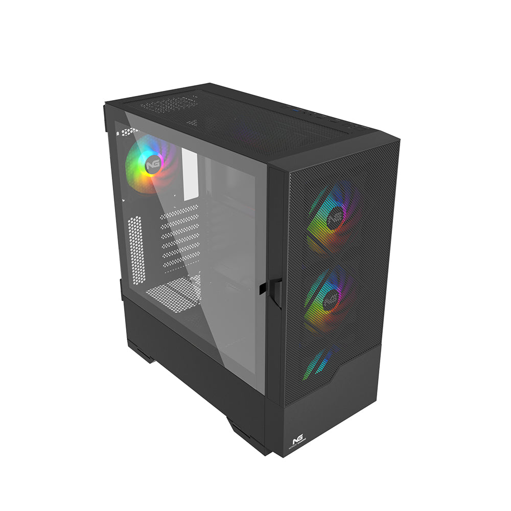 Nordic Gaming Munin RGB Tower ATX Sort