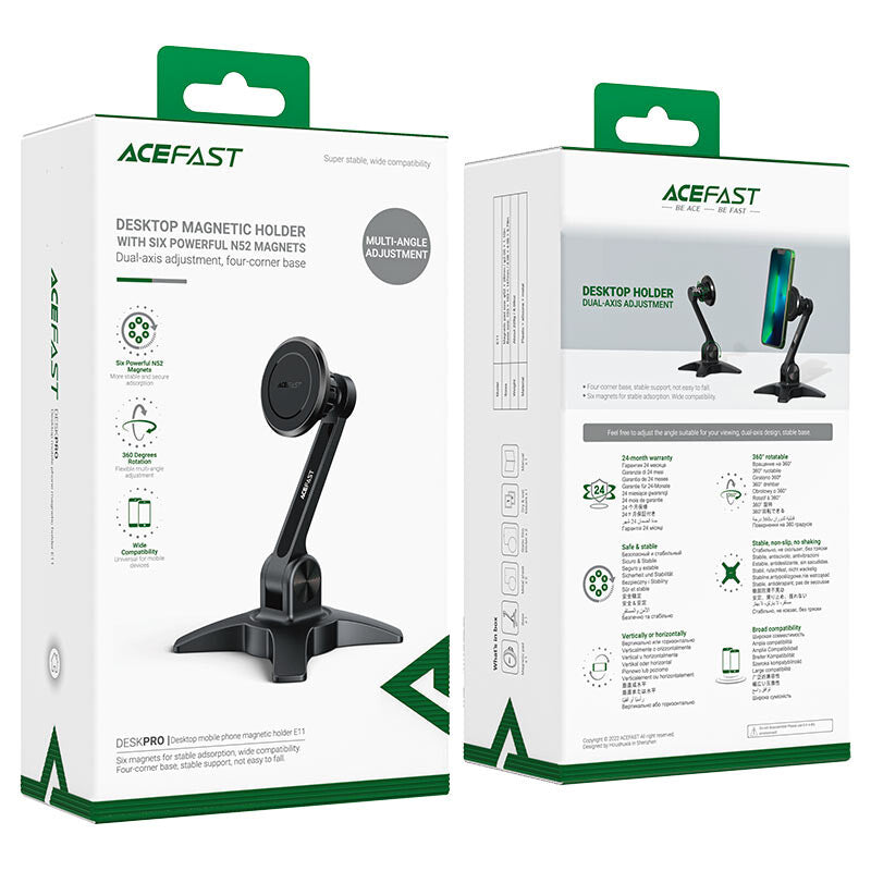 ACEFAST E11 Passiv holder Mobiltelefon/Smartphone Sort