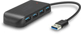 SPEEDLINK SL-140108-BK interface hub USB 3.2 Gen 1 (3.1 Gen 1) Type-A 5000 Mbit/s Sort