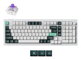 Keychron Q5 HE QMK tastatur Universel USB + RF Wireless + Bluetooth QWERTY Hvid