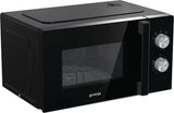 Gorenje MO20E2BH Sort Grill mikroovn Bordplade 20 L 800 W