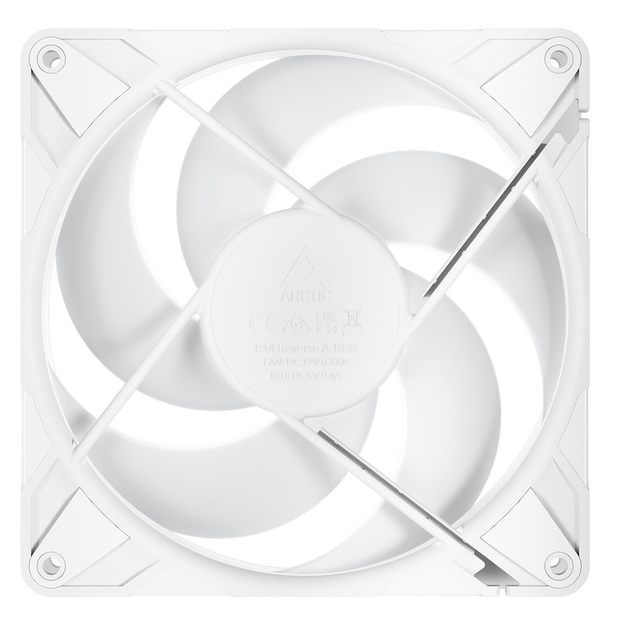ARCTIC Freezer P14 Pro Reverse A-RGB (White) - 3 Pack Computerkabinet Ventilator 14 cm Hvid 3 stk