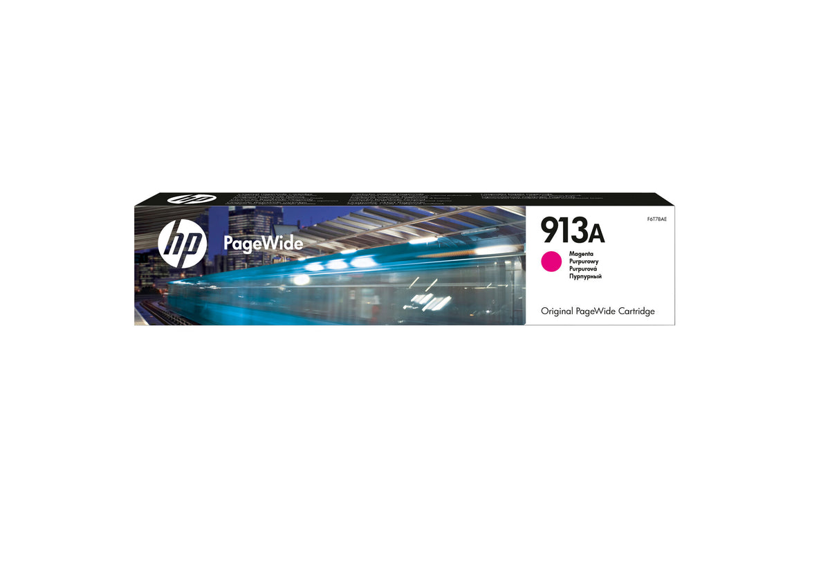 HP 913A Magenta 3000 sider Blæk F6T78AE
