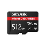 SanDisk Express microSD PCI Express Gen 3.1 UHS-I Memory Card 512GB 880MB/s