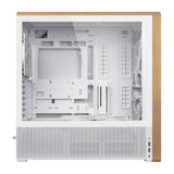 Lian Li Lancool LAN217W computeretui Midi Tower Hvid, Træ