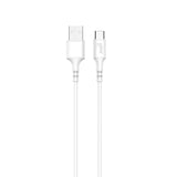 Gear Ladekabel USB-A-USB-C 2.0 3m Rundt Kabel Hvid