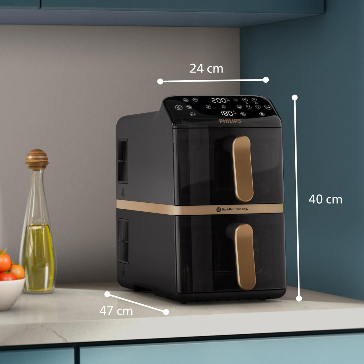 Philips 4000 series Airfryer Stacked Dual Basket