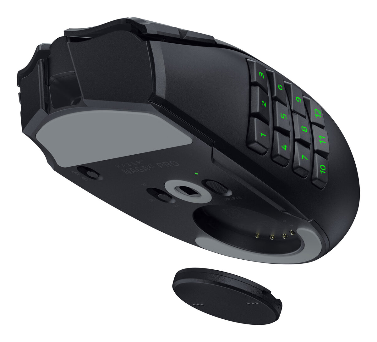 Razer Naga V3 Pro mouse Gaming Right-hand RF Wireless + Bluetooth + USB Type-C Optical 50000 DPI