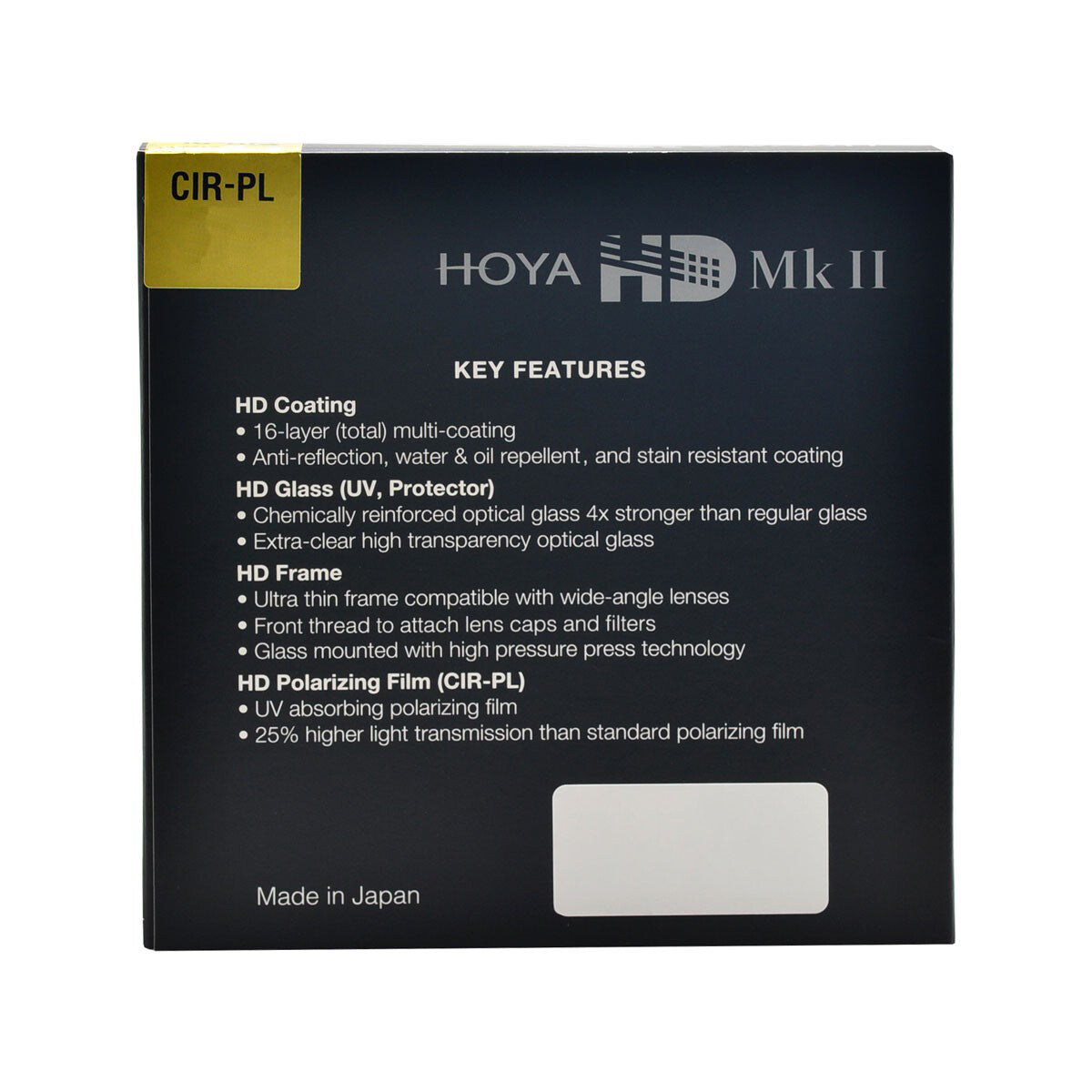 Hoya HD Mk II CIR-PL Polariserende kamerafilter 52 mm