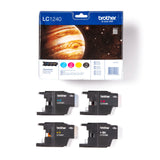 Brother LC 1240 Value Pack Sort Gul Cyan Magenta 600 sider Blæk