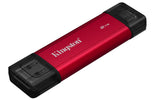 Kingston Technology 2TB Dual USB-A/C Portable SSD, Up to 1050MB/s USB 3.2 Gen 2