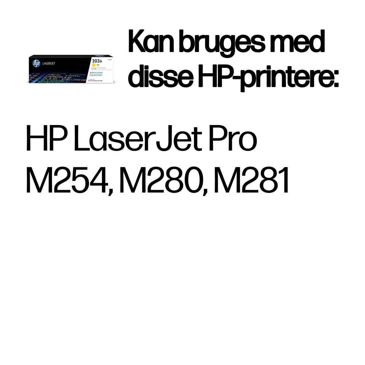 HP 203A Gul 1300 sider Toner CF542A