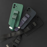Rope Case Silicone Lanyard Cover Purse Lanyard Strap For Samsung Galaxy A23 Red