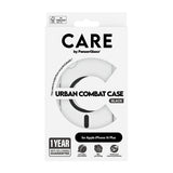 PanzerGlass CARE by ® Flagship Case Transparent Urban Combat m. Sort MagSafe iPhone 16 Plus
