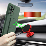 Wozinsky Kickstand Case Silicone Stand Cover til Xiaomi Redmi Note 11 Pro rød