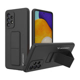 Wozinsky Kickstand Case silikon stand cover til Samsung Galaxy A73 sort