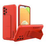Wozinsky Kickstand Case Silicone Stand Cover til Samsung Galaxy A13 5G Red
