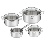 Tefal Duetto+ G719S734 Madlavningssæt Sølv Transparent