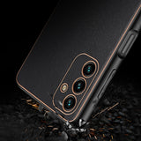Dux Ducis Yolo elegant cover made of ecological leather for Samsung Galaxy A13 5G black