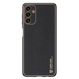 Dux Ducis Yolo elegant cover made of ecological leather for Samsung Galaxy A13 5G black