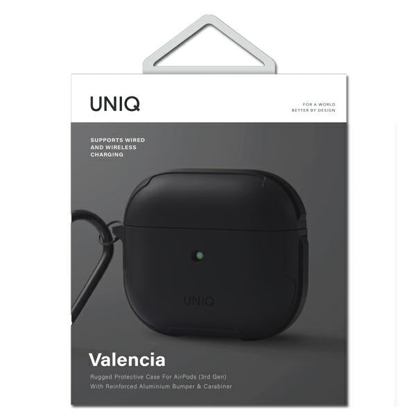 Uniq Valencia-kasse til AirPods 3 - sort