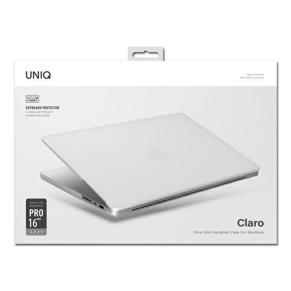 Uniq Claro-hylster til MacBook Pro 16'' (2021) - gennemsigtigt