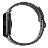 Uniq Straden læder hybrid rem til Apple Watch 1/2/3/4/5/6/7/8/SE/SE2/Ultra 42/44/45/49 mm - Grå