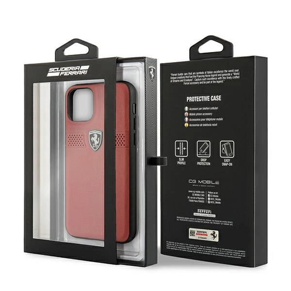 Ferrari FEOBAHCN58RE iPhone 11 Pro 5.8" red/red hardcase Off Track Leather