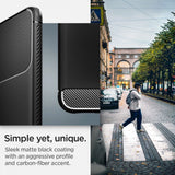 Spigen Rugged Armor Case for Samsung Galaxy S22 - Matte Black
