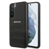 AMG Leather Debossed Lines case for Samsung Galaxy S22+ - black