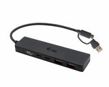 i-tec Metal C31HUBMETAL2A2C interface hub USB 3.2 Gen 1 (3.1 Gen 1) Type-C 10000 Mbit/s Sort